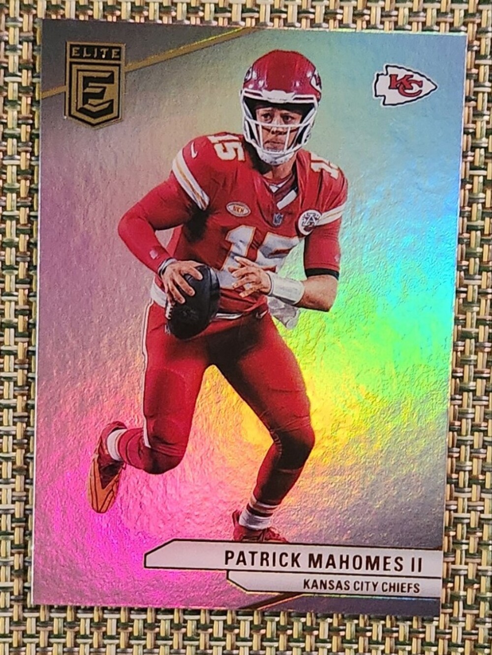 Patrick Mahomes II Kansas City Chiefs Football Trading Card